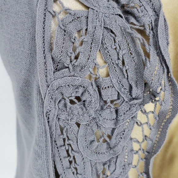 Pins And Needles Open Front Peplum Cardigan - S - Picture 5 of 7